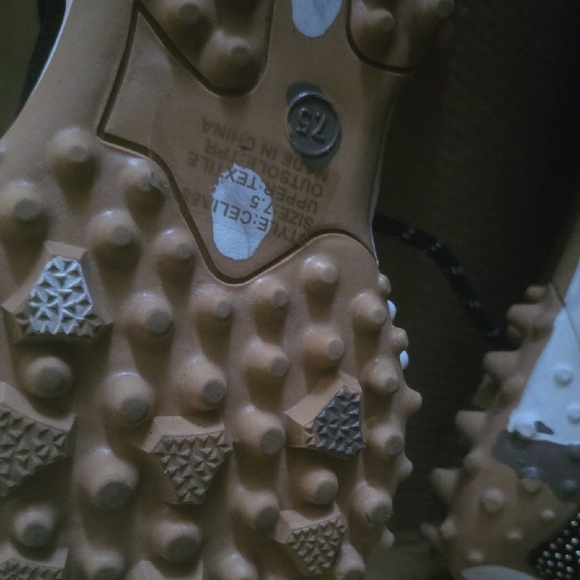 Black and Gold Embellished Women's Sneakers - Picture 3 of 4